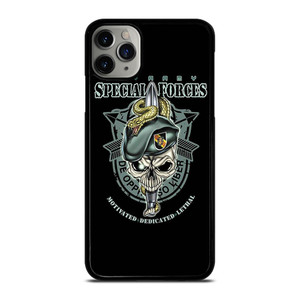 US ARMY SPECIAL FORCES LOGO SKULL iPhone 11 Pro Max Case Cover