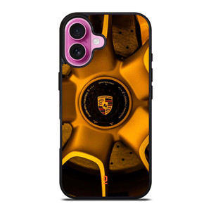 RIM OF PORSCHE CAR LOGO iPhone 16 Plus Case Cover RIM OF PORSCHE CAR LOGO iPhone 16 Plus Case Cover