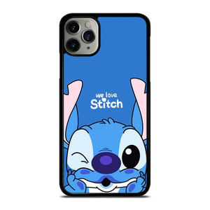 WE LOVE STITCH AND LILO CARTOON iPhone 11 Pro Max Case Cover
