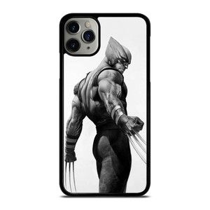 WOLVERINE X-MEN BLACK WHITE ART iPhone 11 Pro Max Case Cover