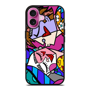 ROMERO BRITTO LOVE KISS iPhone 16 Plus Case Cover ROMERO BRITTO LOVE KISS iPhone 16 Plus Case Cover