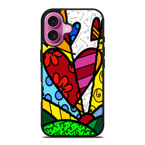 ROMERO BRITTO LOVE iPhone 16 Plus Case Cover ROMERO BRITTO LOVE iPhone 16 Plus Case Cover