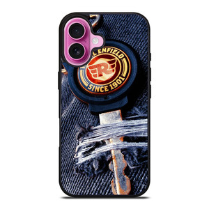 ROYAL ENFIELD KEY CHAN JEANS iPhone 16 Plus Case Cover ROYAL ENFIELD KEY CHAN JEANS iPhone 16 Plus Case Cover