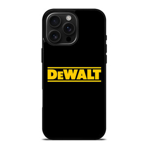 DEWALT LOGO BLACK iPhone 16 Pro Max Case Cover DEWALT LOGO BLACK iPhone 16 Pro Max Case Cover