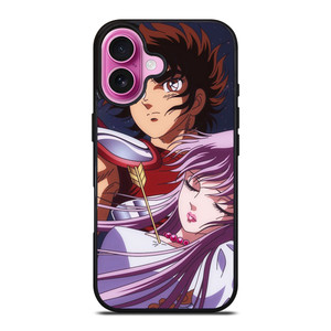 SAINT SEIYA PEGASUSAND PRINCESS ATHENA iPhone 16 Plus Case Cover SAINT SEIYA PEGASUSAND PRINCESS ATHENA iPhone 16 Plus Case Cover