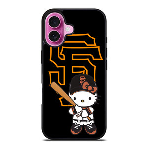 SAN FRANCISCO GIANTS HELLO KITTY iPhone 16 Plus Case Cover SAN FRANCISCO GIANTS HELLO KITTY iPhone 16 Plus Case Cover