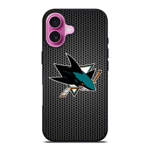 SAN JOSE SHARKS METAL iPhone 16 Plus Case Cover