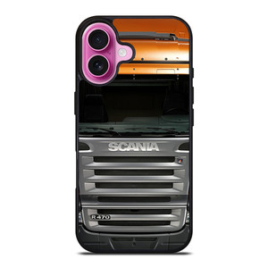 SCANIA TRUCK ORANGE iPhone 16 Plus Case Cover SCANIA TRUCK ORANGE iPhone 16 Plus Case Cover