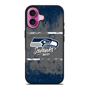 SEATTLE SEAHAWKS BRUSH LOGO iPhone 16 Plus Case Cover SEATTLE SEAHAWKS BRUSH LOGO iPhone 16 Plus Case Cover