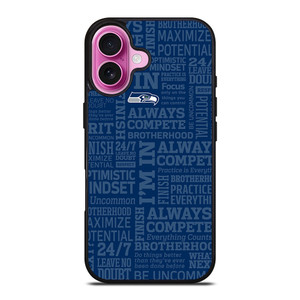 SEATTLE SEAHAWKS NFL QUOTE iPhone 16 Plus Case Cover SEATTLE SEAHAWKS NFL QUOTE iPhone 16 Plus Case Cover