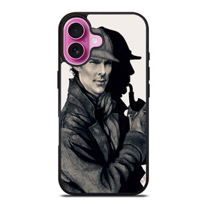 SHERLOCK HOLMES ART iPhone 16 Plus Case Cover