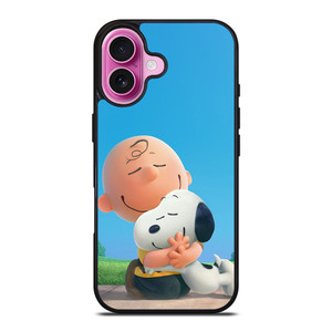 SNOOPY AND CHARLIE BROWN THE PEANUTS iPhone 16 Plus Case Cover SNOOPY AND CHARLIE BROWN THE PEANUTS iPhone 16 Plus Case Cover