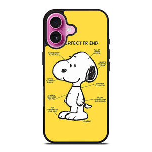 SNOOPY DOG PERFECT FRIEND iPhone 16 Plus Case Cover SNOOPY DOG PERFECT FRIEND iPhone 16 Plus Case Cover