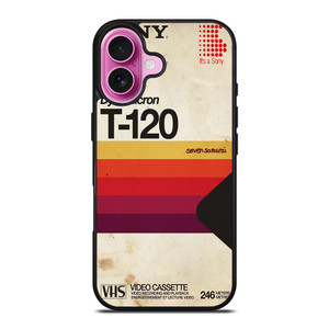 SONY VIDEO CASSETTE T-120 iPhone 16 Plus Case Cover