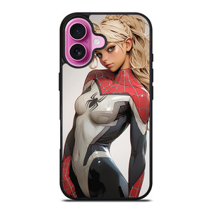 SPIDER GIRL SEXY MARVEL COMICS CARTOON iPhone 16 Plus Case Cover SPIDER GIRL SEXY MARVEL COMICS CARTOON iPhone 16 Plus Case Cover