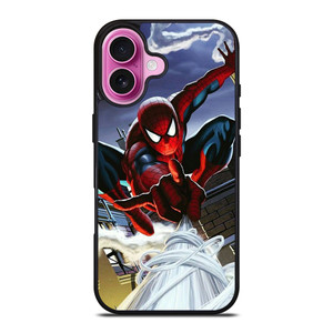 SPIDERMAN MARVEL SWING iPhone 16 Plus Case Cover SPIDERMAN MARVEL SWING iPhone 16 Plus Case Cover
