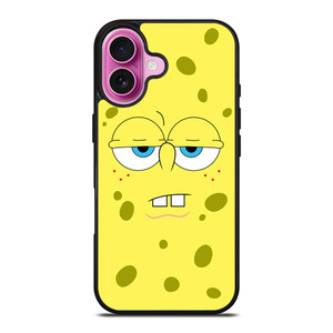 SPONGE BOB EXPRESSION FACE iPhone 16 Plus Case Cover