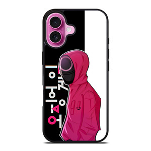 SQUID GAME GUARD CARTOON iPhone 16 Plus Case Cover SQUID GAME GUARD CARTOON iPhone 16 Plus Case Cover