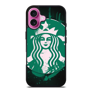 STARBUCKS COFFEE LOGO ART iPhone 16 Plus Case Cover