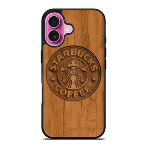STARBUCKS COFFEE WOODEN LOGO iPhone 16 Plus Case Cover