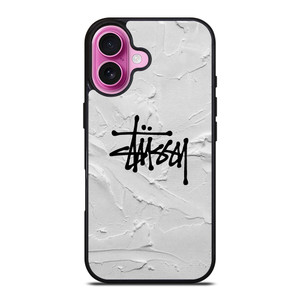 STUSSY LOGO ICON WHITE iPhone 16 Plus Case Cover