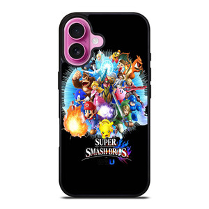 SUPER SMASH BROS WIIU iPhone 16 Plus Case Cover SUPER SMASH BROS WIIU iPhone 16 Plus Case Cover