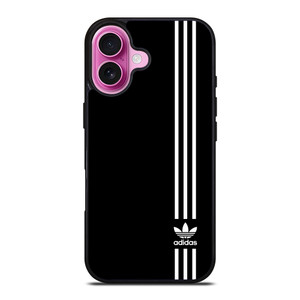 SUPERB ADIDAS LOGO BLACK iPhone 16 Plus Case Cover SUPERB ADIDAS LOGO BLACK iPhone 16 Plus Case Cover