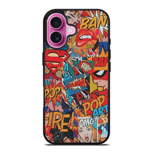 SUPERHERO DC MARVEL POP ART iPhone 16 Plus Case Cover SUPERHERO DC MARVEL POP ART iPhone 16 Plus Case Cover