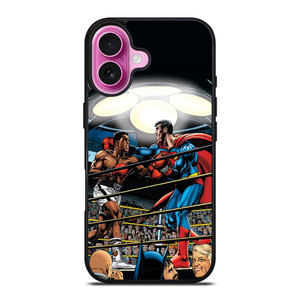 SUPERMAN VS MUHAMMAD ALI iPhone 16 Plus Case Cover SUPERMAN VS MUHAMMAD ALI iPhone 16 Plus Case Cover