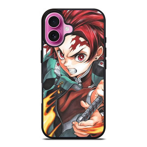 TANJIRO KAMADO DEMON SLAYER ANIME CARTOON iPhone 16 Plus Case Cover TANJIRO KAMADO DEMON SLAYER ANIME CARTOON iPhone 16 Plus Case Cover