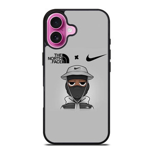 THE NORTH FACE X NIKE LOGO iPhone 16 Plus Case Cover THE NORTH FACE X NIKE LOGO iPhone 16 Plus Case Cover