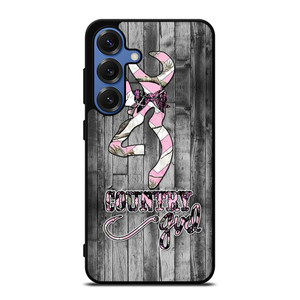 CAMO BROWNING PINK GIRL Samsung Galaxy S25 Case Cover