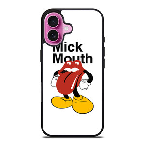 THE ROLLING STONES MICK MOUTH iPhone 16 Plus Case Cover THE ROLLING STONES MICK MOUTH iPhone 16 Plus Case Cover