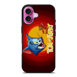 TOM AND JERRY Logo iPhone 16 Plus Case Cover