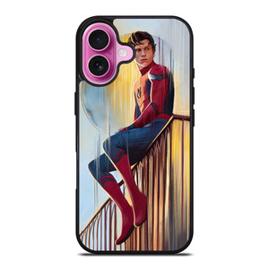 TOM HOLLAND SPIDERMAN ART iPhone 16 Plus Case Cover TOM HOLLAND SPIDERMAN ART iPhone 16 Plus Case Cover