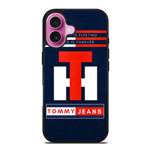 TOMMY HILFIGER JEANS TH LOGO STYLE IS FOREVER iPhone 16 Plus Case Cover TOMMY HILFIGER JEANS TH LOGO STYLE IS FOREVER iPhone 16 Plus Case Cover
