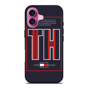 TOMMY HILFIGER TH FASHION LOGO AMERICAN DREAM iPhone 16 Plus Case Cover TOMMY HILFIGER TH FASHION LOGO AMERICAN DREAM iPhone 16 Plus Case Cover