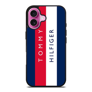 TOMMY HILFIGER VERTICAL LOGO iPhone 16 Plus Case Cover TOMMY HILFIGER VERTICAL LOGO iPhone 16 Plus Case Cover