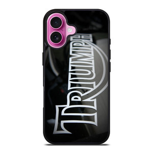 TRIUMPH MOTORCYCLE EMBLEM iPhone 16 Plus Case Cover
