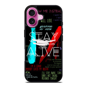 TWENTY ONE PILOTS STAY ALIVE iPhone 16 Plus Case Cover TWENTY ONE PILOTS STAY ALIVE iPhone 16 Plus Case Cover