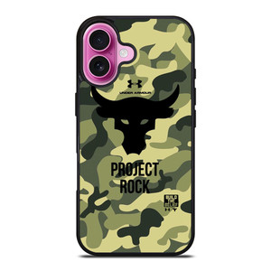 UNDER ARMOUR LOGO PROJECT ROCK CAMO iPhone 16 Plus Case Cover UNDER ARMOUR LOGO PROJECT ROCK CAMO iPhone 16 Plus Case Cover