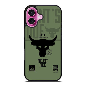 UNDER ARMOUR LOGO PROJECT ROCK iPhone 16 Plus Case Cover UNDER ARMOUR LOGO PROJECT ROCK iPhone 16 Plus Case Cover