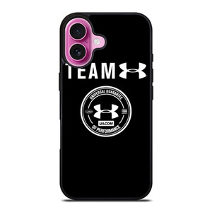 UNDER ARMOUR LOGO TEAM UNIVERSAL GUARANTEE iPhone 16 Plus Case Cover UNDER ARMOUR LOGO TEAM UNIVERSAL GUARANTEE iPhone 16 Plus Case Cover