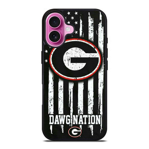 UNIVERSITY GEORGIA BULLDOGS FLAG iPhone 16 Plus Case Cover UNIVERSITY GEORGIA BULLDOGS FLAG iPhone 16 Plus Case Cover