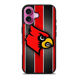UNIVERSITY OF LOUISVILLE CARDINALS LOGO iPhone 16 Plus Case Cover UNIVERSITY OF LOUISVILLE CARDINALS LOGO iPhone 16 Plus Case Cover