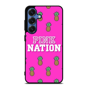 PINK NATION VICTORIA'S SECRET LOGO PINEAPPLE Samsung Galaxy S25 Case Cover
