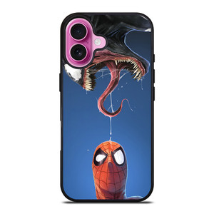 VENOM VS SPIDERMAN VILLAIN iPhone 16 Plus Case Cover VENOM VS SPIDERMAN VILLAIN iPhone 16 Plus Case Cover