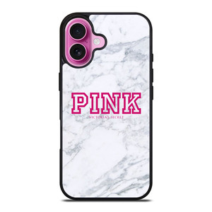 VICTORIA'S SECRET PINK MARBLE iPhone 16 Plus Case Cover VICTORIA'S SECRET PINK MARBLE iPhone 16 Plus Case Cover
