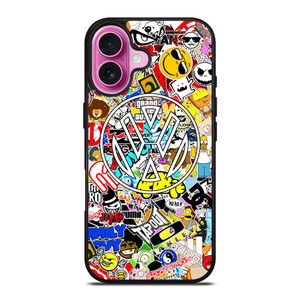 VW STICKER BOMB iPhone 16 Plus Case Cover