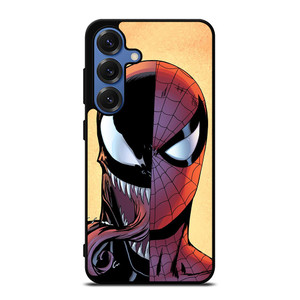 VENOM VS SPIDERMAN FACE Samsung Galaxy S25 Case Cover